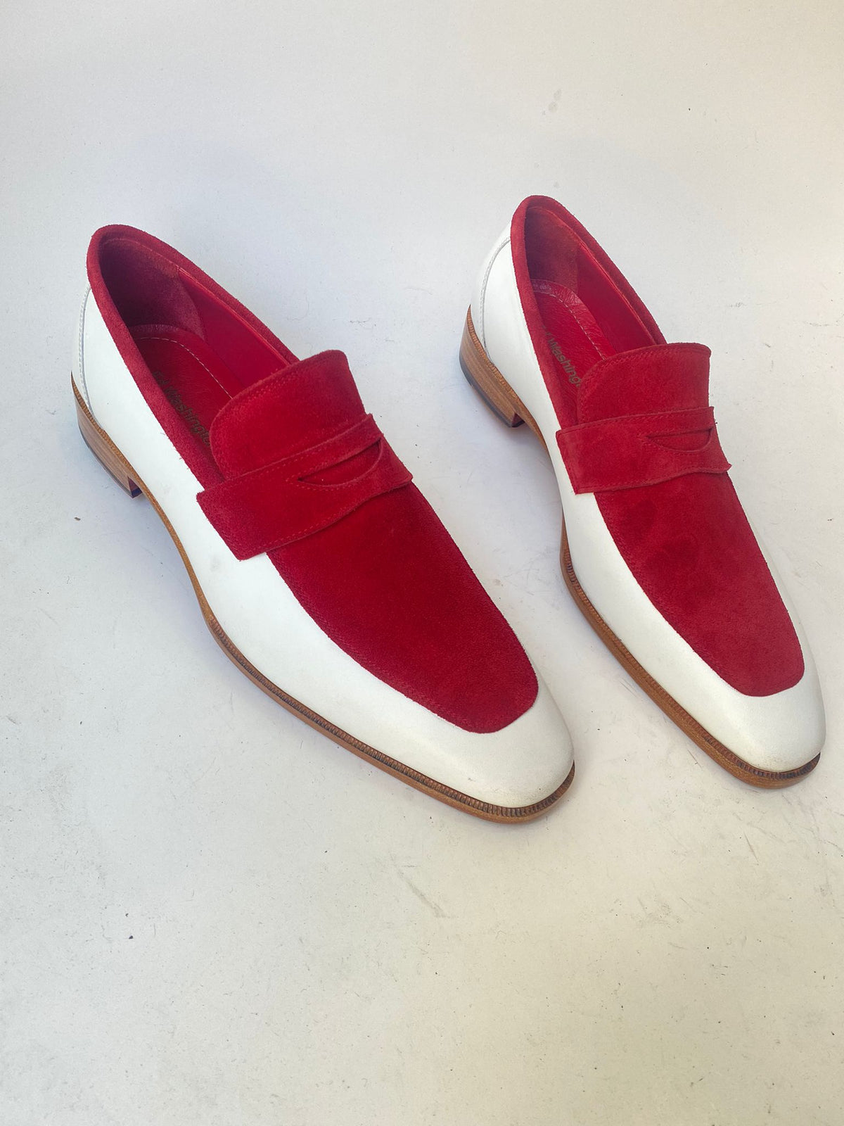 The Red & White Penny Loafer
