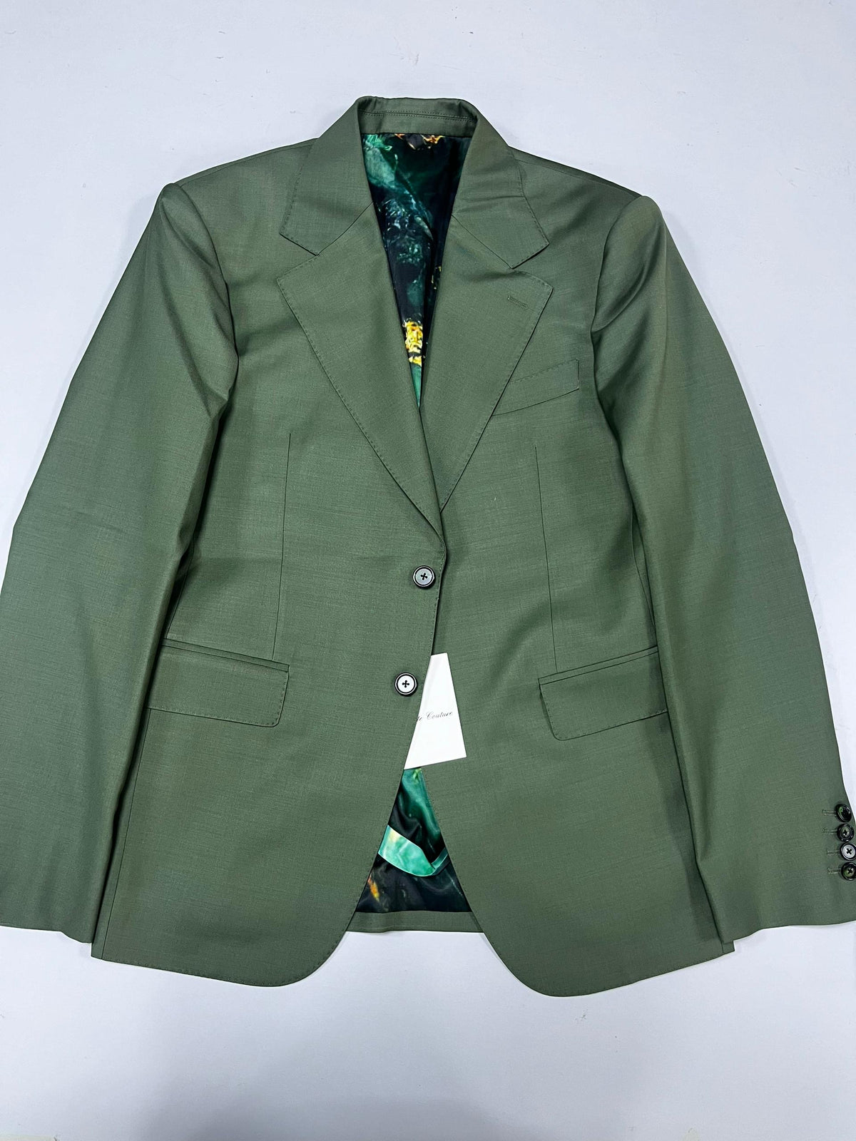 The Sage — Olive Two-Piece Suit