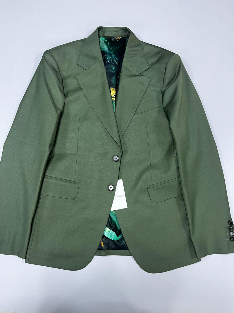 The Sage — Olive Two-Piece Suit