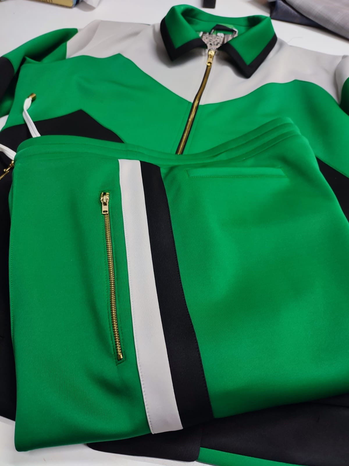 The Celtic — Black & Green Track Jacket