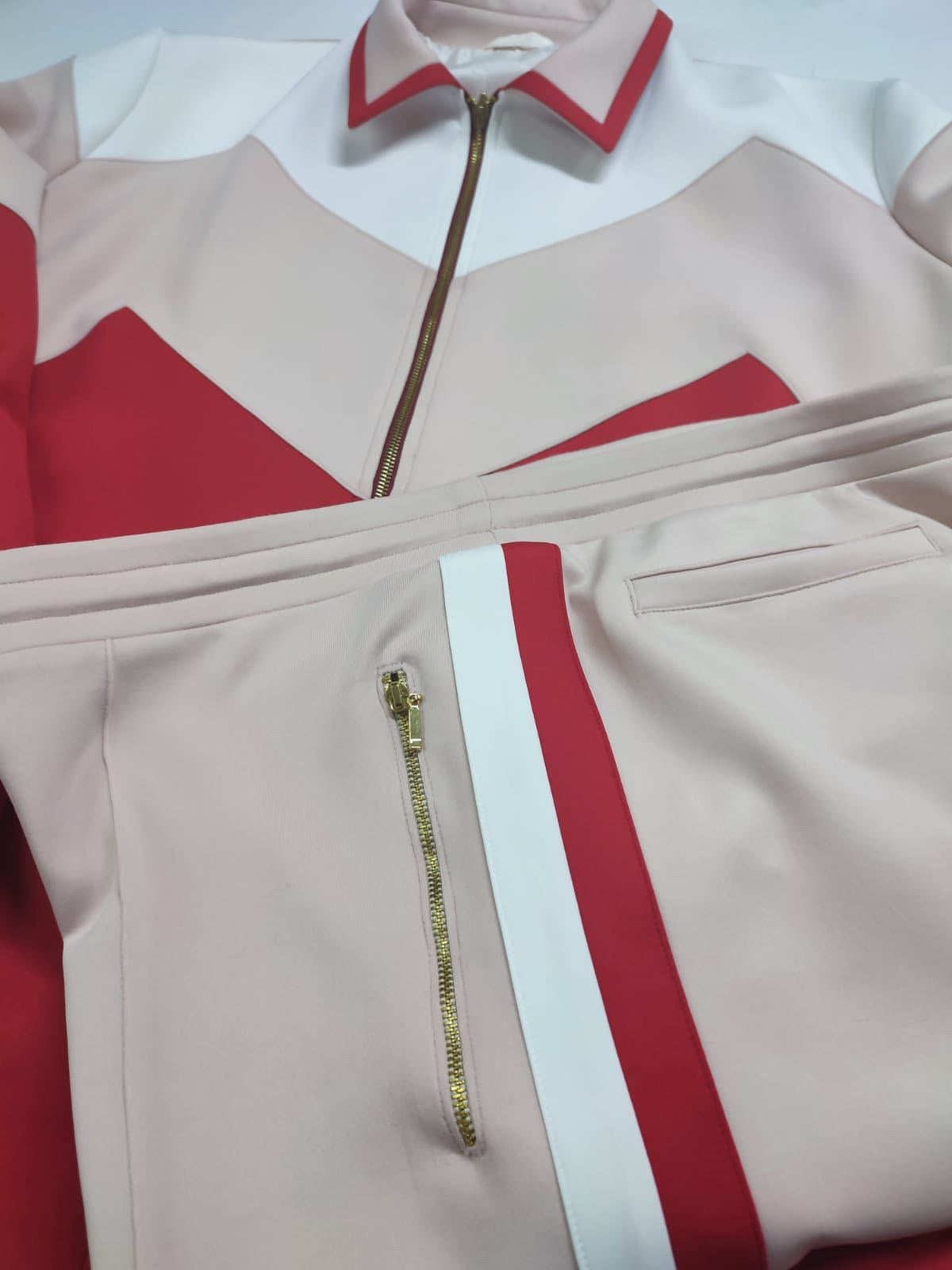 The Rosé Run — Pink & Red Track Set
