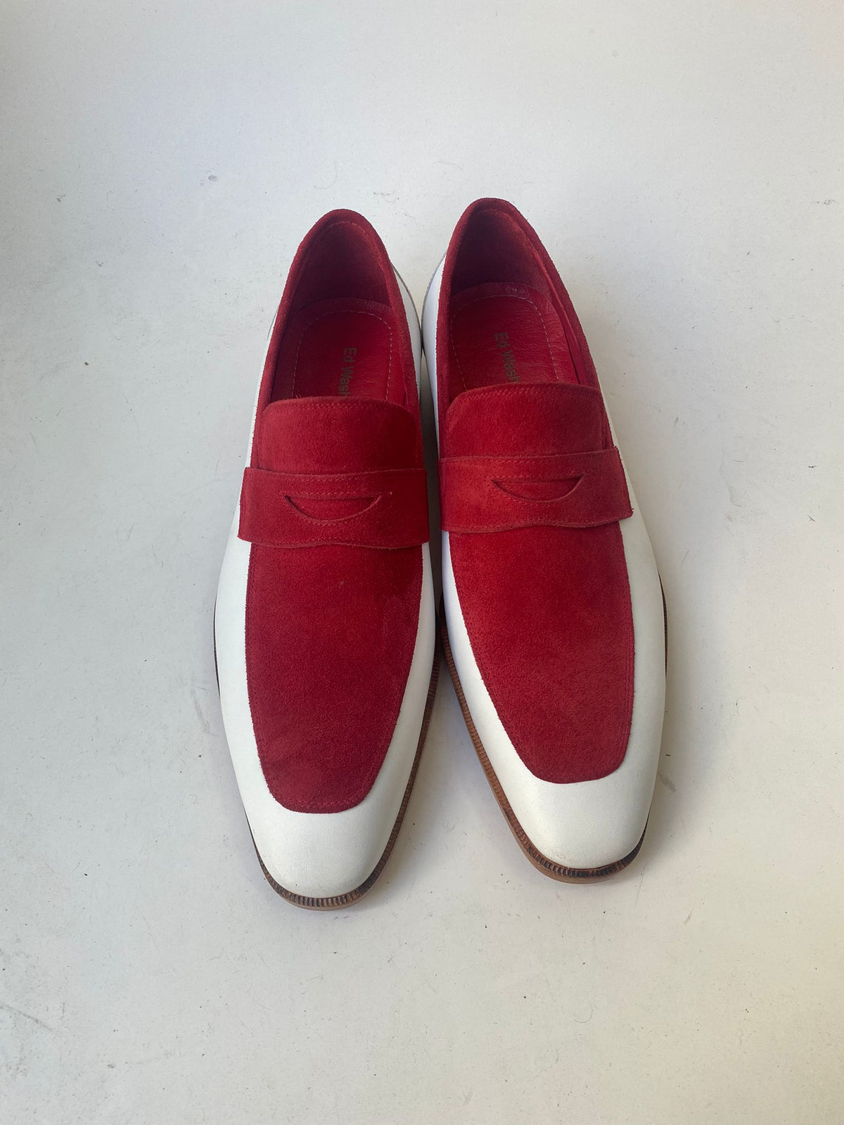 The Red & White Penny Loafer