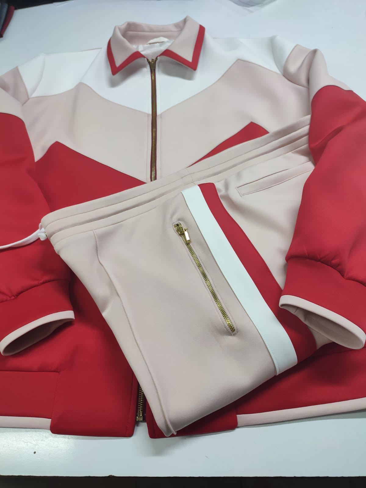 The Rosé Run — Pink & Red Track Set