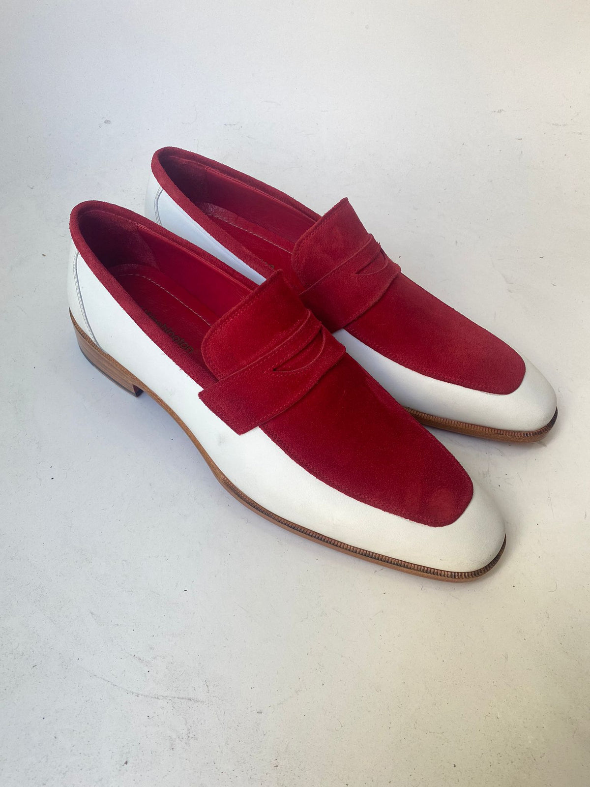 The Red & White Penny Loafer