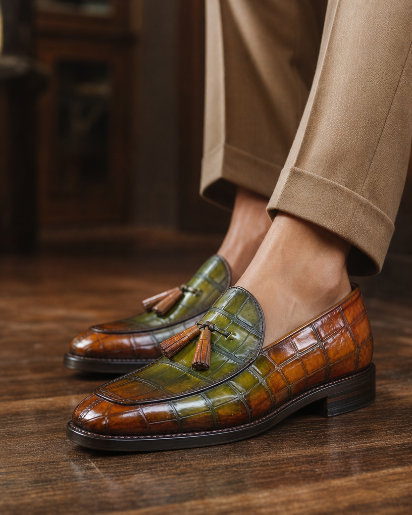 "Crocodile Tassel" Loafer