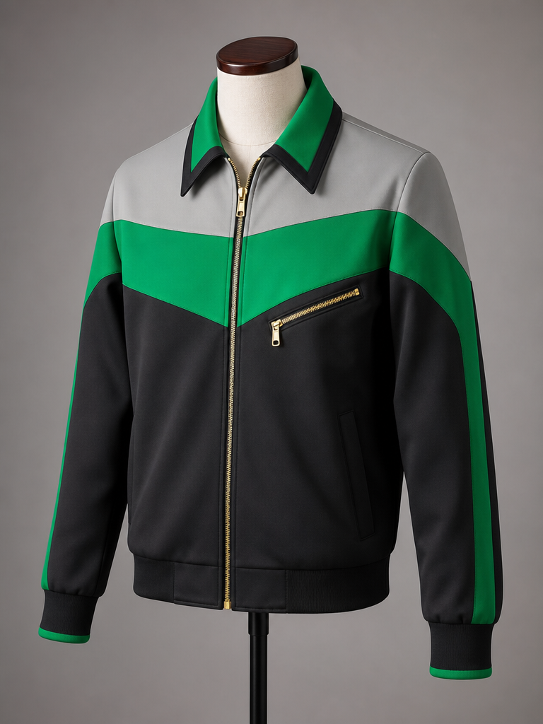 The Celtic — Black & Green Track Jacket