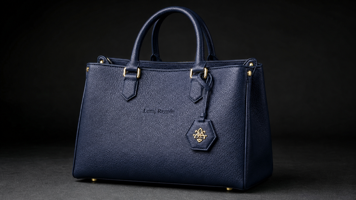 The Structured Tote: Textured Leather