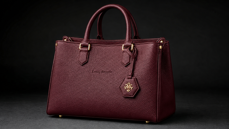 The Structured Tote: Textured Leather