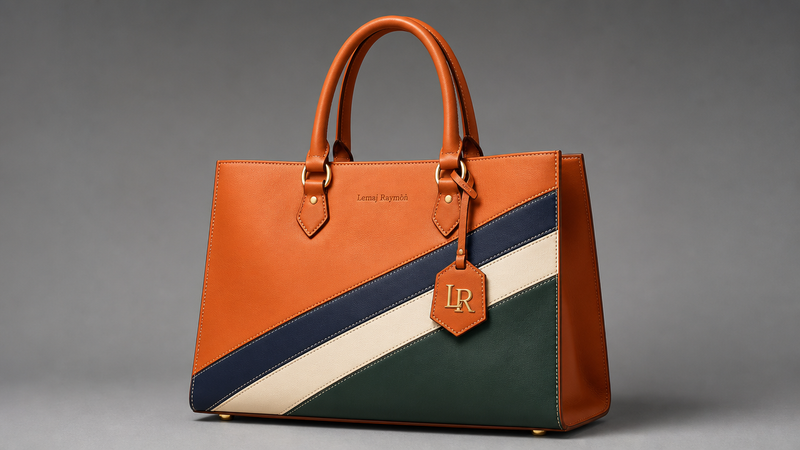 The Structured Tote: Sunset Diagonal