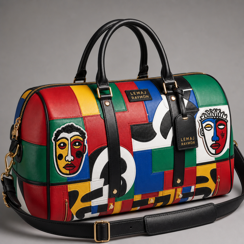 The Griot Duffel — Patchwork Portrait