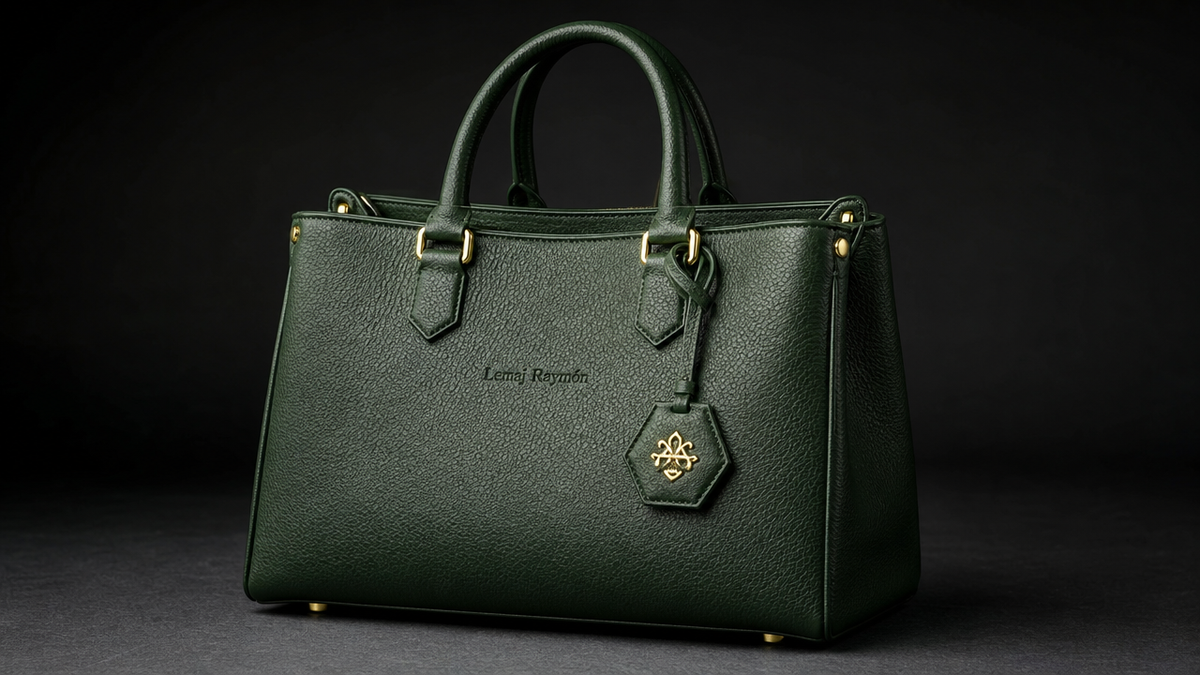 The Structured Tote: Textured Leather