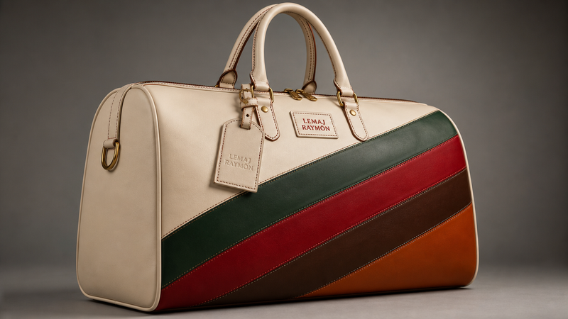 The Riviera Duffel — Ivory / Forest / Crimson / Chocolate / Amber