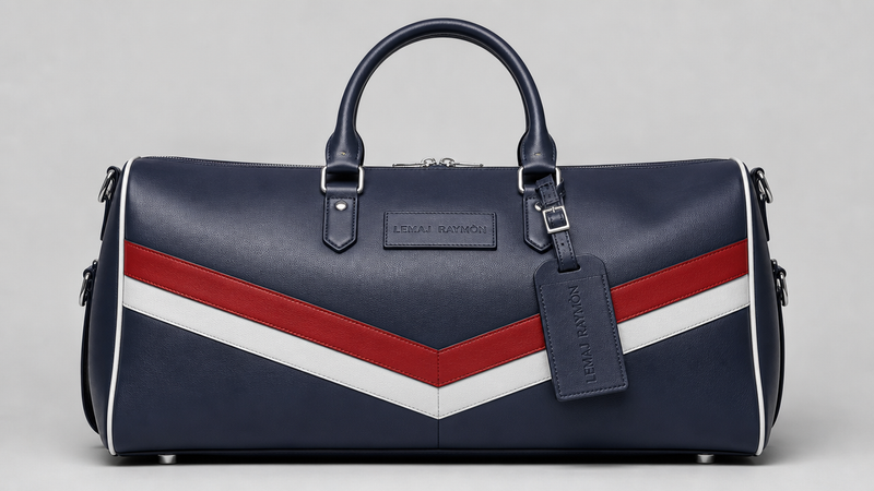The Captain Duffel — Navy / Scarlet / White