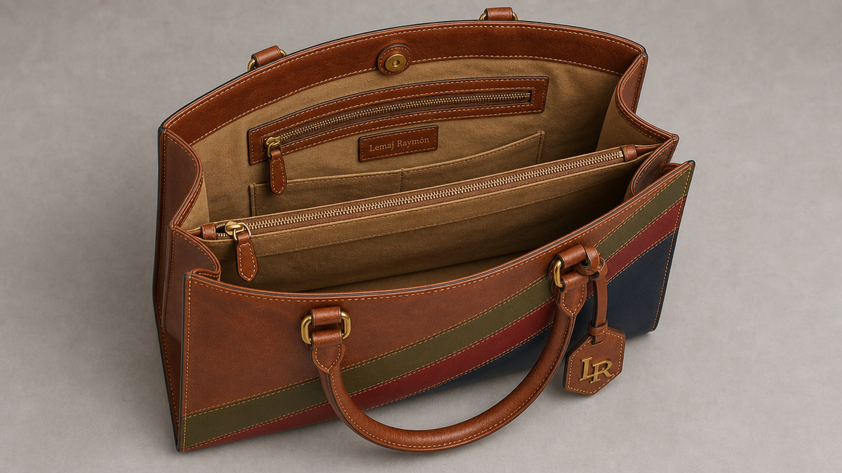 The Structured Tote: Heritage Diagonal