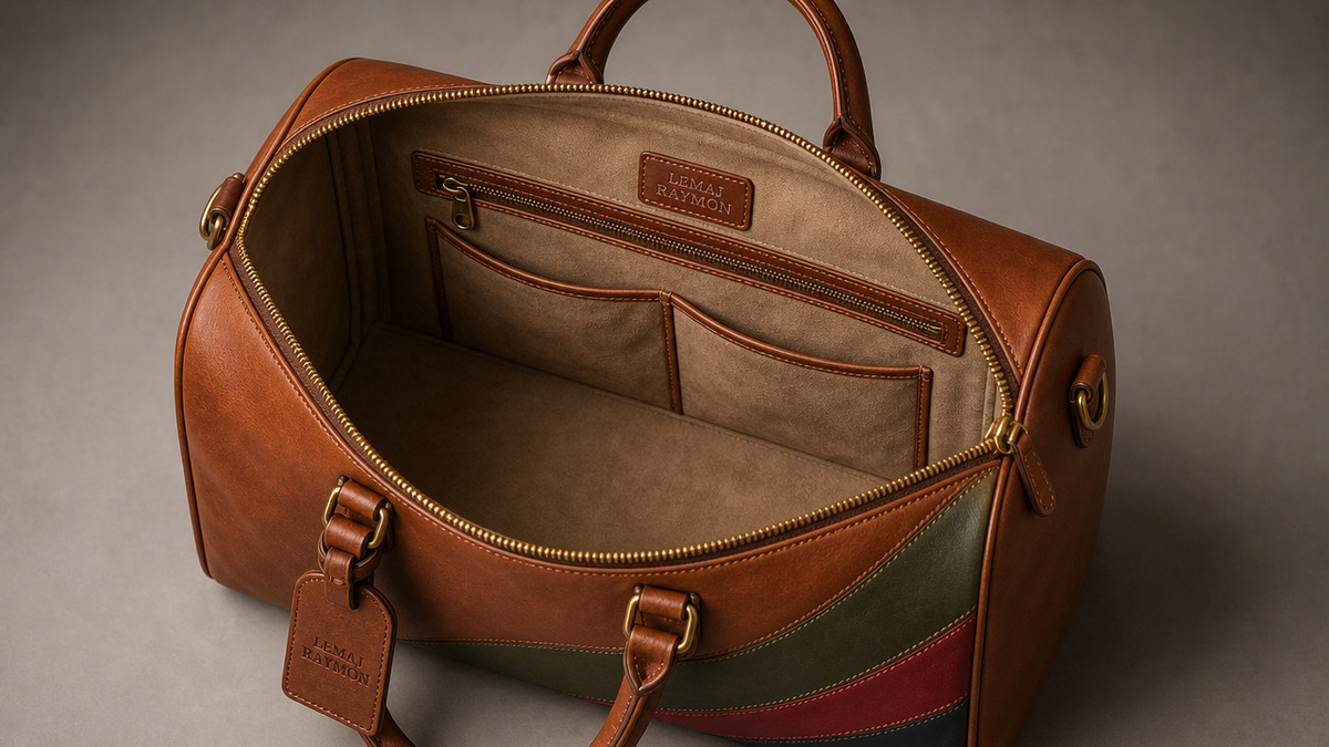The Heritage Duffel — Cognac / Olive / Burgundy / Midnight