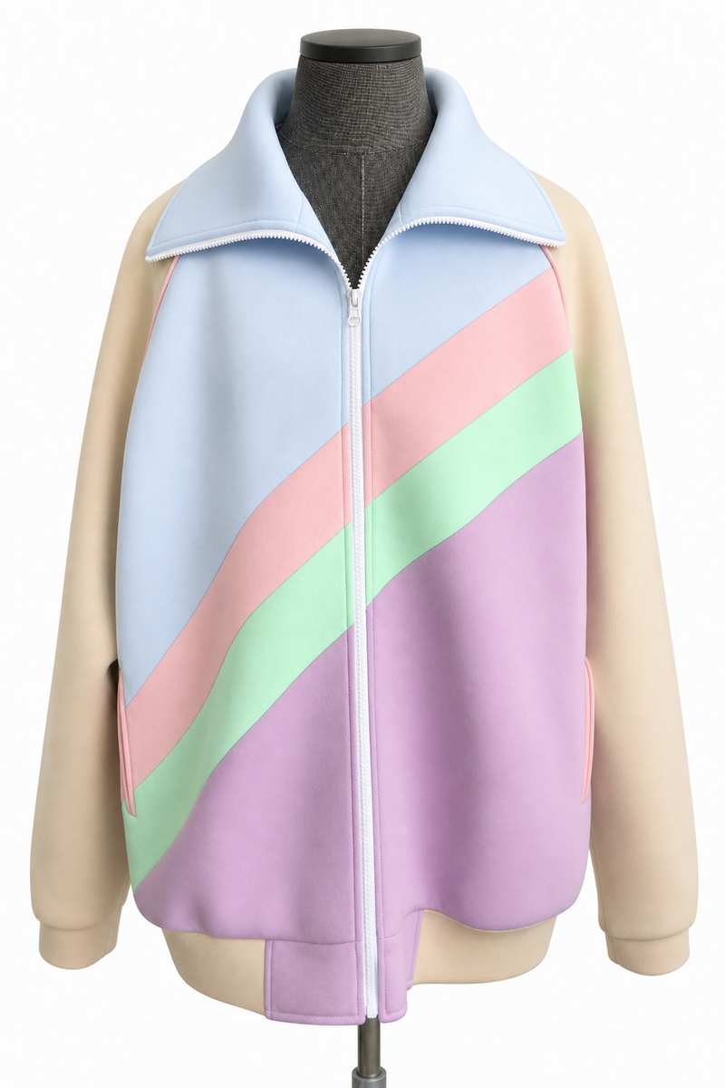 The Sundrop — Pastel Rainbow Track Jacket