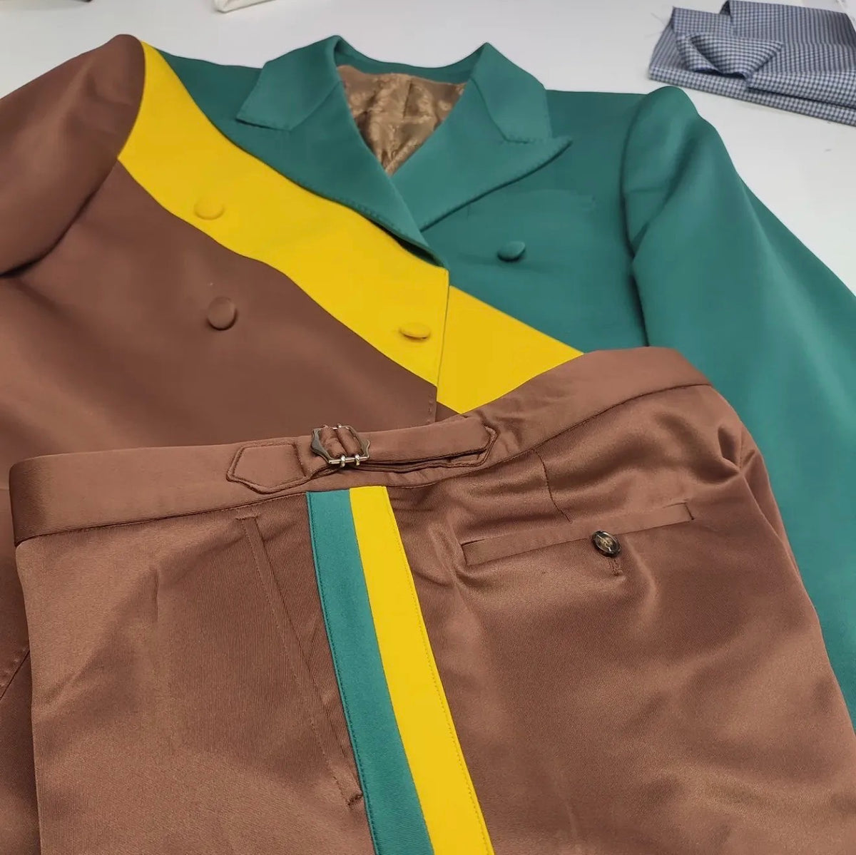 "Savanna Trio" Colorblock Suit