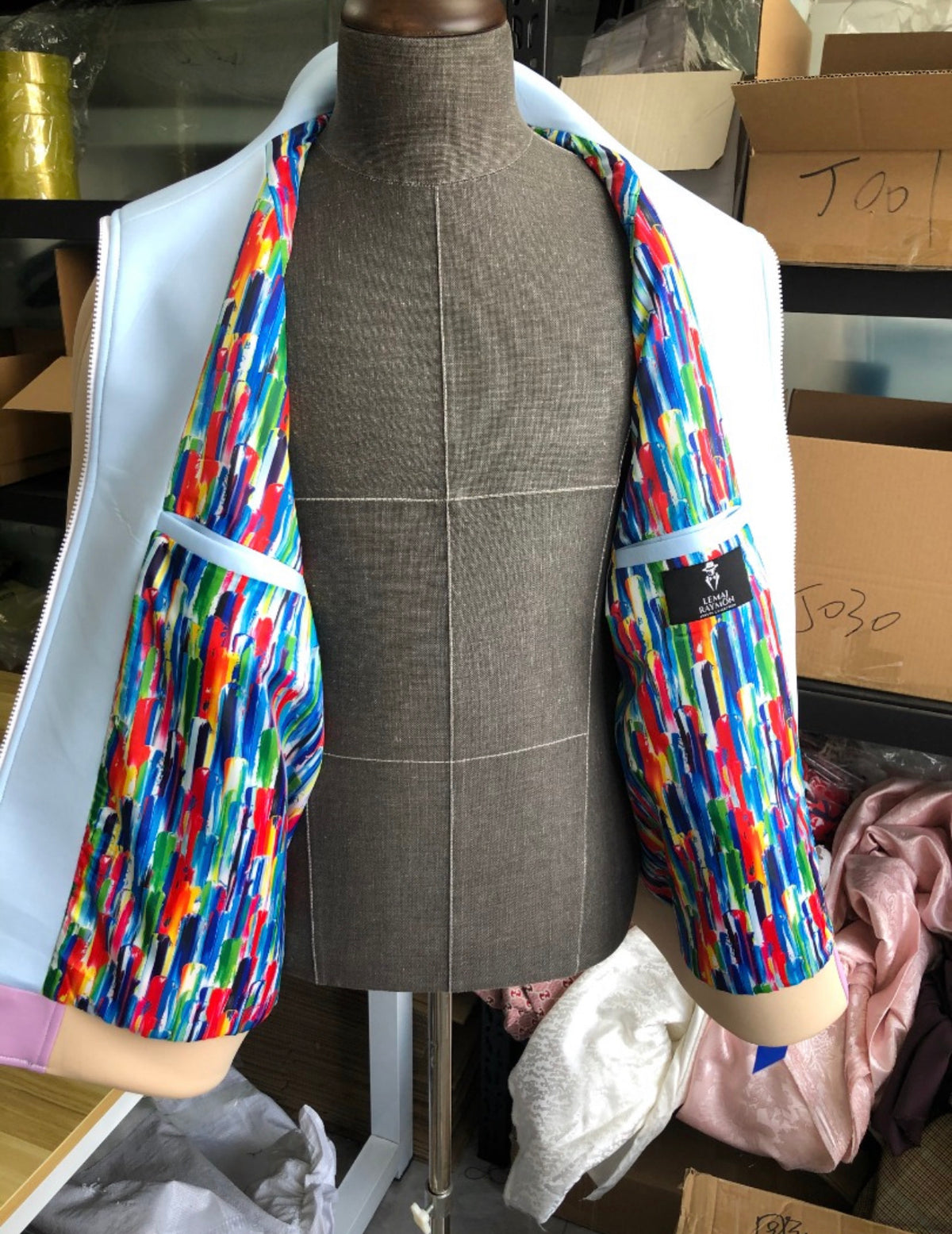 The Sundrop — Pastel Rainbow Track Jacket