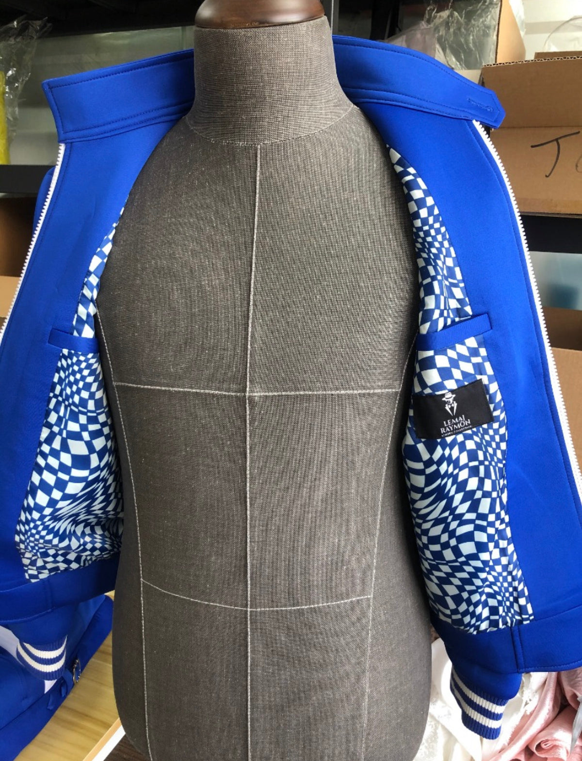 The Royal — Cobalt Track Jacket