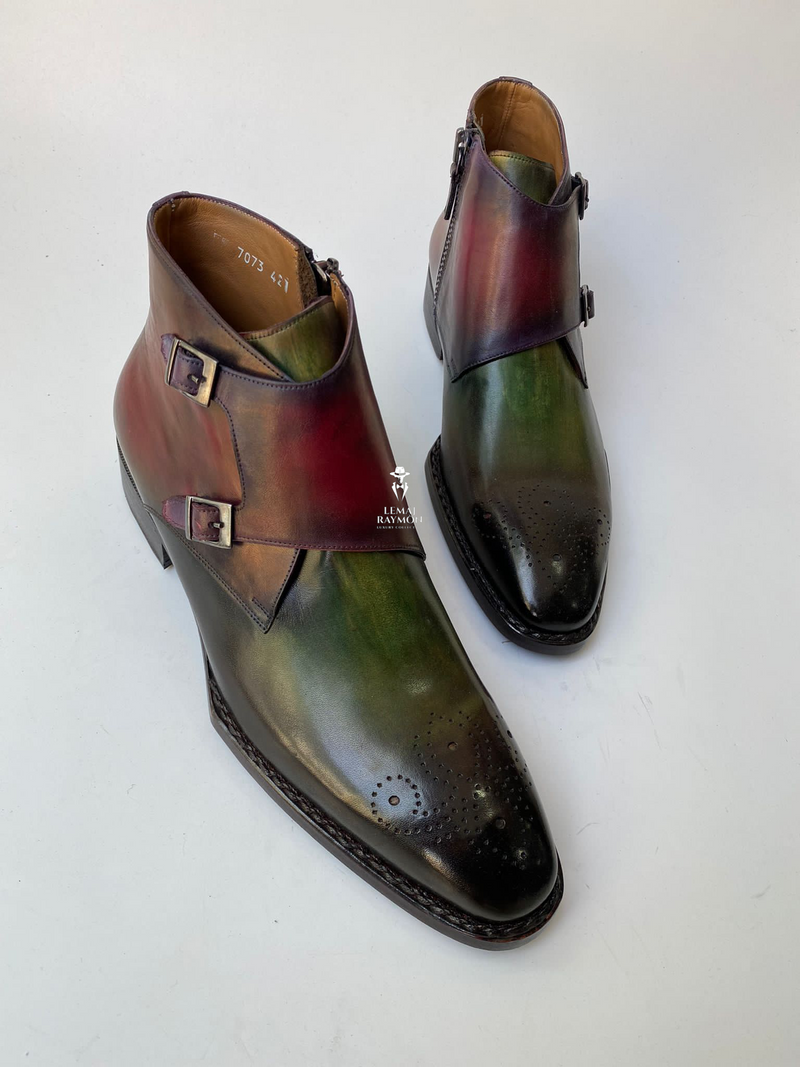 "Patina Double Monk" Boot
