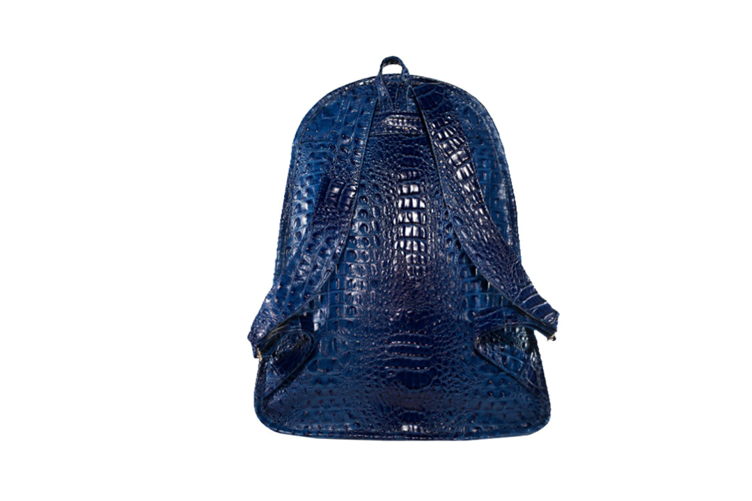 The Royal Blue Croc Backpack
