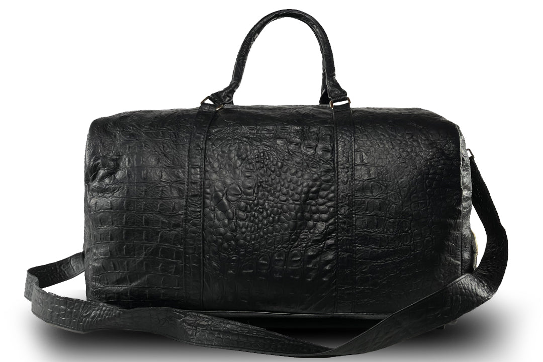 The Black Croc Duffle