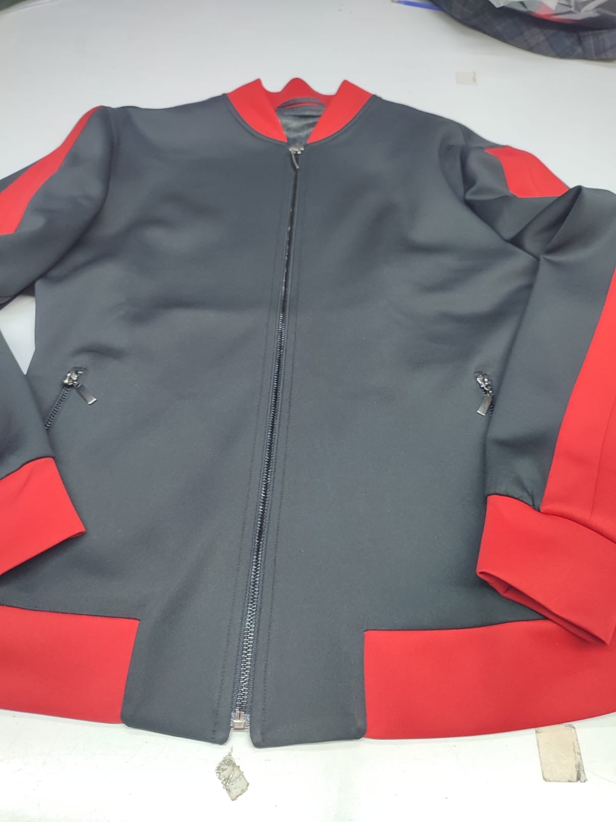 The Blackline Set — Black & Red Track Jacket