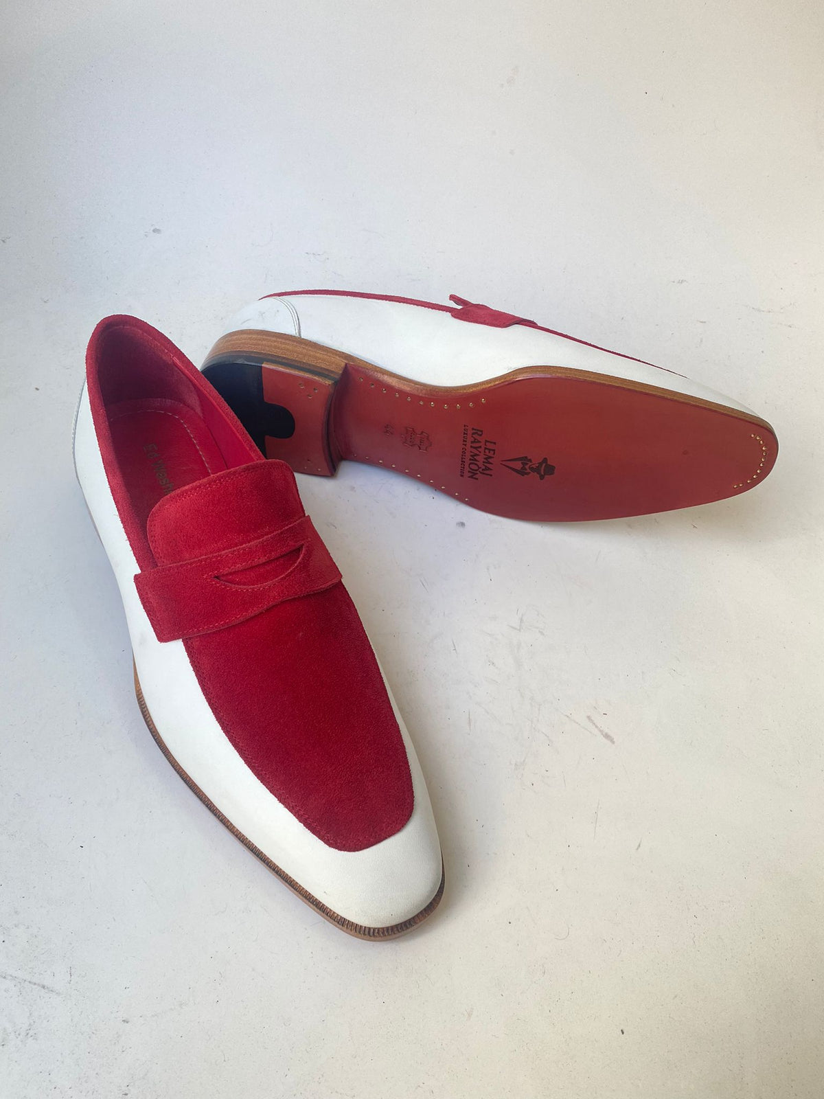 The Red & White Penny Loafer