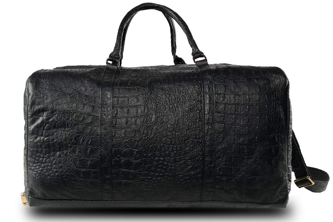 The Black Croc Duffle
