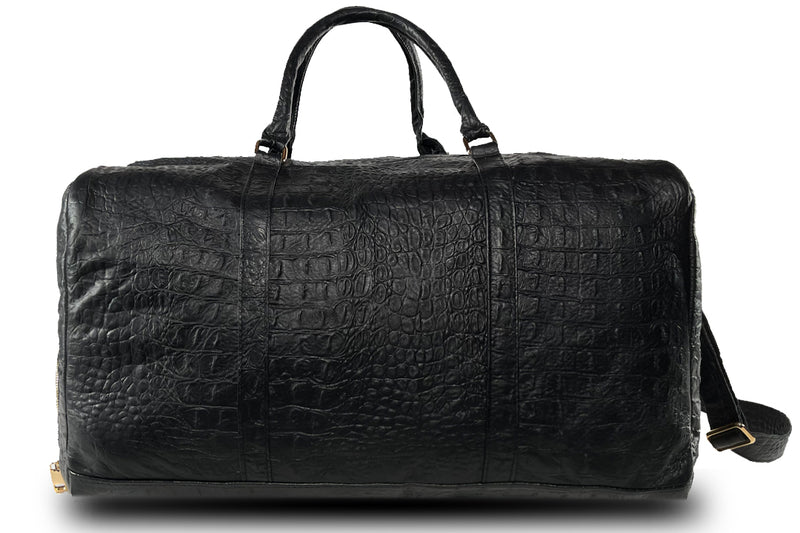 The Black Croc Duffle