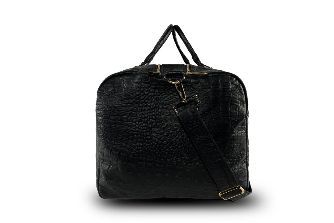 The Black Croc Duffle
