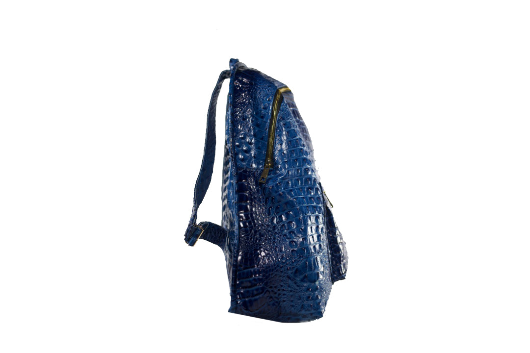 The Royal Blue Croc Backpack